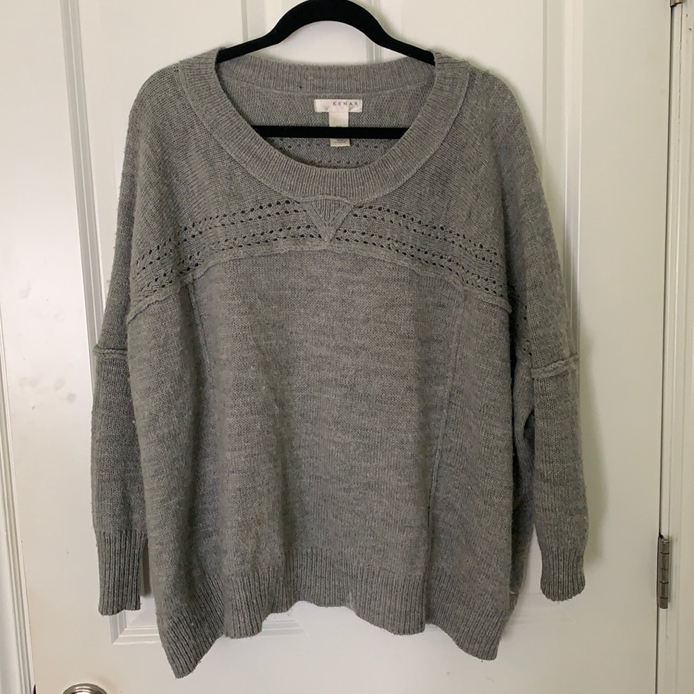Wool/alpaca oversized sweater. Size S